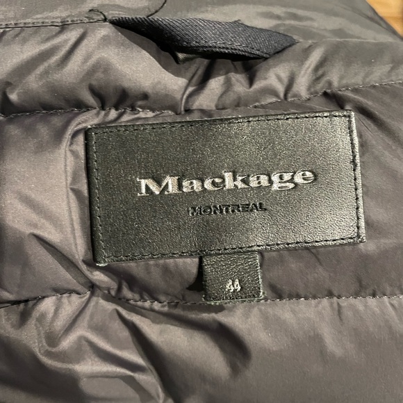 Mackage 3-in-1 Navy Blue Mens Parka - Picture 3 of 3